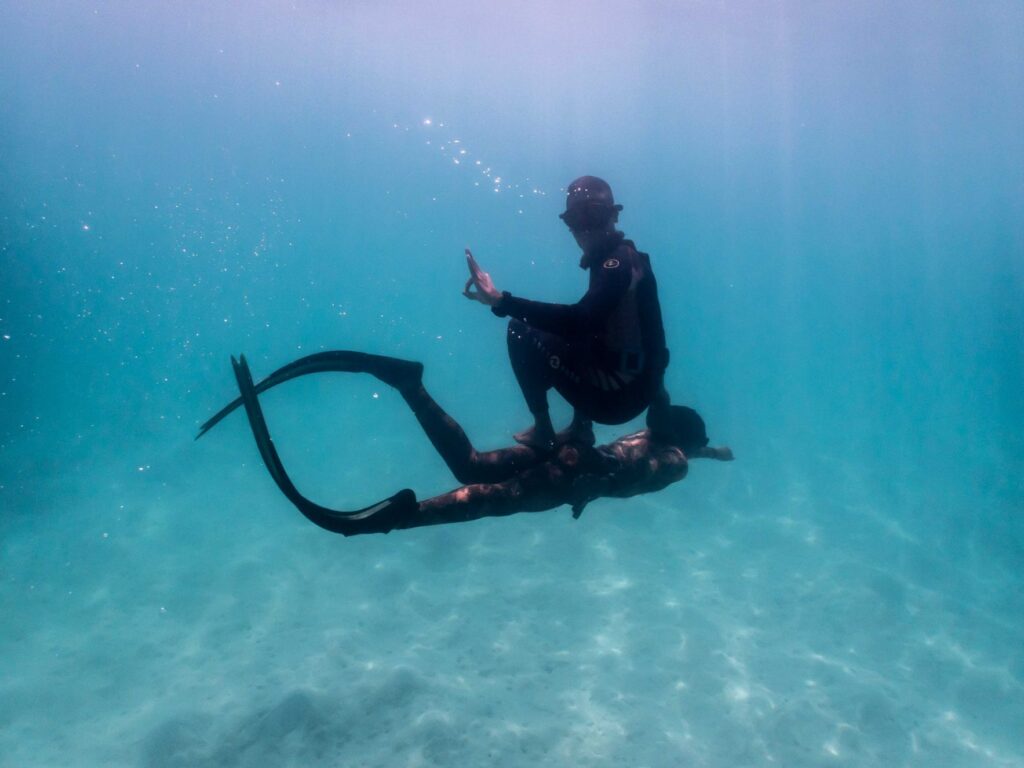 Underwater Freediving Photography Mauritius