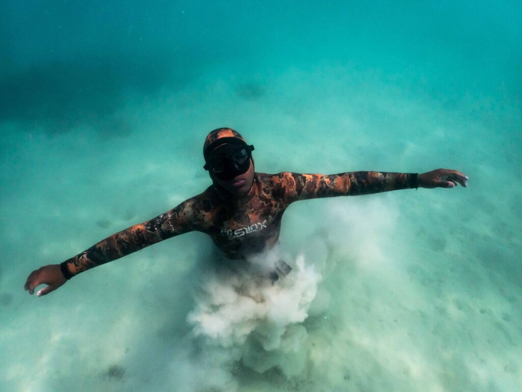 Underwater Freediving Photography Mauritius