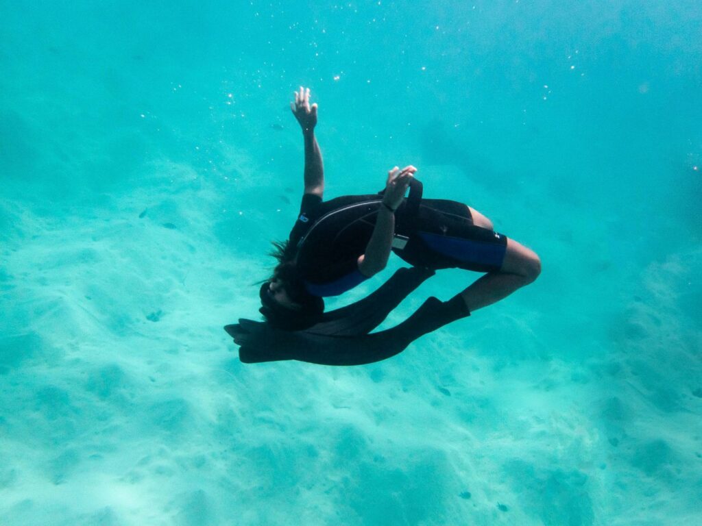 Underwater Freediving Photography Mauritius