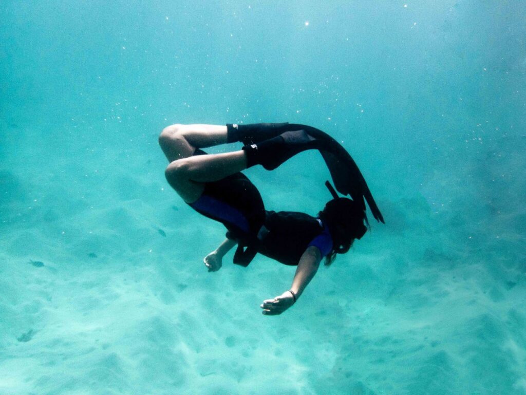 Underwater Freediving Photography Mauritius